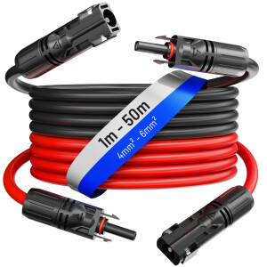2x Solar-Verlängerungskabel 4mm² oder 6mm²...