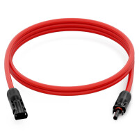 10m Solar cable H1Z2Z2-K 4mm² with solar plug Solar soc