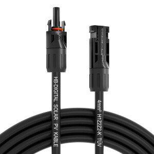 Câble dextension solaire 4mm² avec fiche...