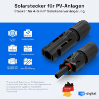 10m Solar Verlängerungskabel 4mm² Kabel für P