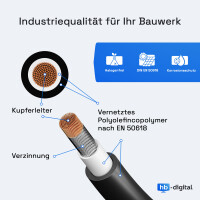 10m Solar Verlängerungskabel 4mm² Kabel für P