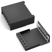 Patch panel for Keystone modules 6-port patch panel housing 