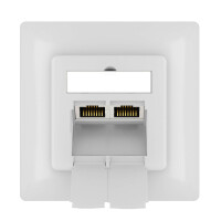 LAN socket CAT 6 network socket surface-mounted / flush-moun