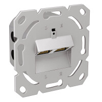 LAN socket CAT 6a flush-mounted network socket 2 x RJ45 with