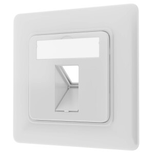 Network socket for Keystone module RJ45 flush-mounted 1 x...