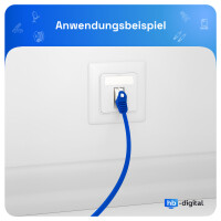 Network socket for Keystone module RJ45 flush-mounted 1 x po