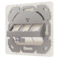 Netzwerkdose für Keystone Modul RJ45 Unterputz 3 x Port
