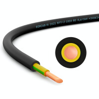100m underground cable NYY-J 1x10mm2 power cable for solar s