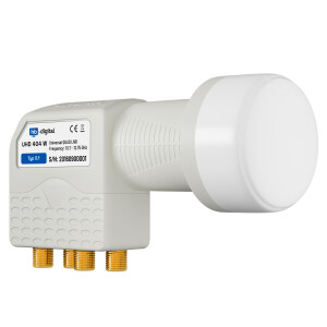 LNB Quad hb-digital UHD 404 W für 4 Teilnehmer LTE Filter extreme Hitze- und Kältebeständigkeit