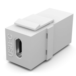USB-C Keystone Modul bis 240W weiß