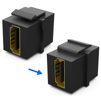 Multimedia Keystone Module HDMI 2.0 black 3
