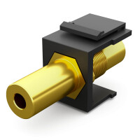 Multimedia Keystone Modul Klinkenbuchse schwarz 1