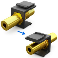 Multimedia Keystone Modul Klinkenbuchse schwarz 4