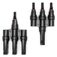 Solarstecker Verteiler Typ-T 3-Fach / MC4 kompatible Verbind