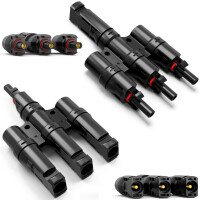 Solarstecker Verteiler Typ-T 3-Fach / MC4 kompatible Verbind