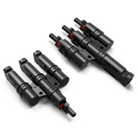 Solarstecker Verteiler Typ-T 3-Fach / MC4 kompatible Verbind