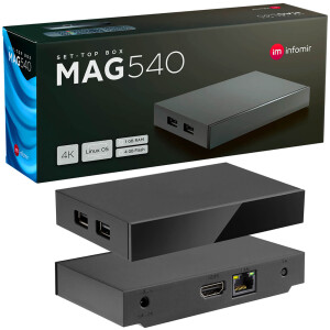 Rückläufer MAG 540 IPTV Set Top Box 1GB RAM 4K...
