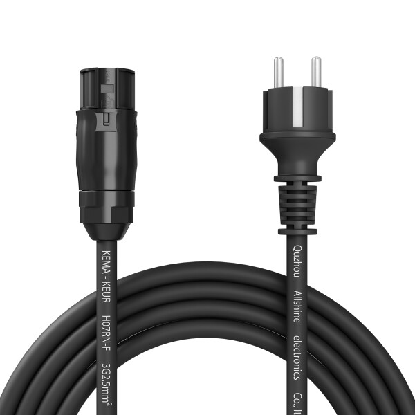 5m Connection cable Betteri BC01 to Schuko for micro inverter 3 x 2.5 mm² H07RN-F rubber cable