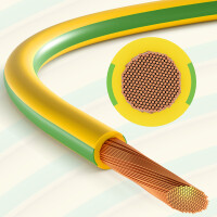 15m Earthing Cable 16mm2 H07V-K PVC green-yellow flexible Co