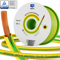 100m Earthing Cable 16mm2 H07V-K PVC green-yellow flexible C