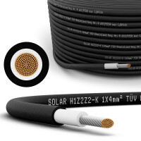Câble solaire 40 m Câble PV 4 mm2 pour syst&egra