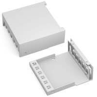 Panneau de brassage boîtier 6 ports pour modules Keyst