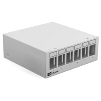 Panneau de brassage boîtier 6 ports pour modules Keyst