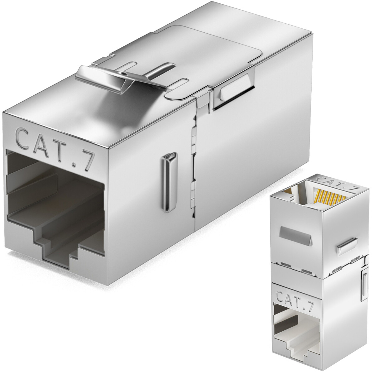 ▷【RJ45 keystone module CAT 7 angle adapter connector】at hb
