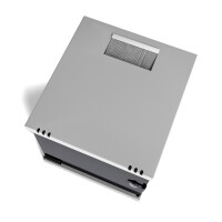 Network cabinet 10 inch 6U wall-mounted housing light grey p
