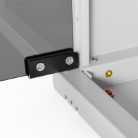 Network cabinet 10 inch 6U wall-mounted housing light grey p