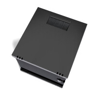 Netzwerkschrank 10 Zoll 6HE Wandgehäuse schwarz montier