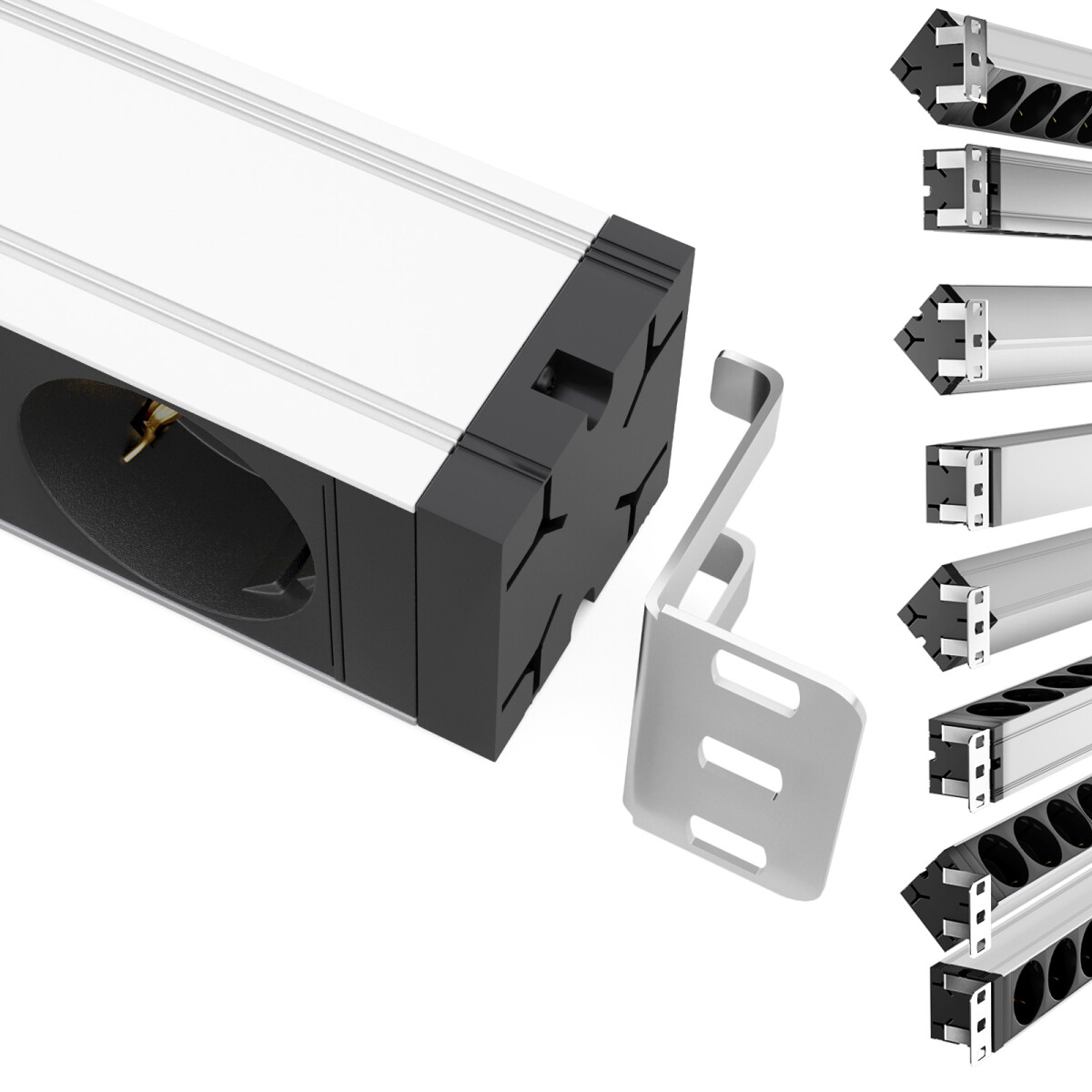 7-way rack socket strip 1U | hb-digital, 28,90
