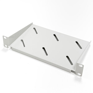 10 inch shelf 1U for network enclosure 150mm light grey