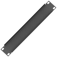 Rack panel 10 inch 1U for server enclosure steel black 7