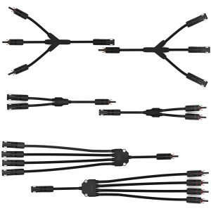 Solar plug distributor type Y solar cable connector for...