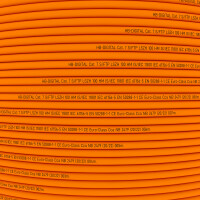 10m Netzwerkkabel CAT 7 LAN Kabel max. 1000 MHz S/FTP AWG23 LSZH orange