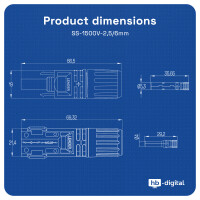 Connecteurs solaires 1500V IP68 pour câble solaire 4mm