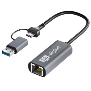 USB-C to Ethernet Adapter with USB 3.0