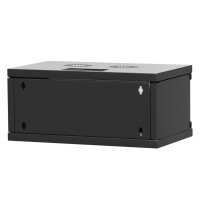Armoire réseau 19 pouces 4U Coffret mural noir non mo
