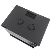 Netzwerkschrank 19 Zoll 9HE Wandgehäuse schwarz unmonti