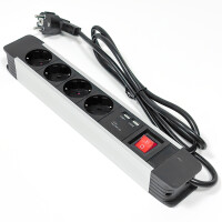 Multiple socket strip 4-way with gallery 1_2nd