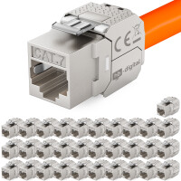 32 Pcs. Keystone Modul Cat 7 RJ45 Jack