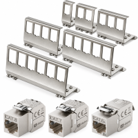 DIN Rail Adapter with RJ45 Keystone Modu gallery