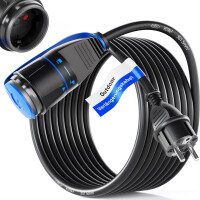 20m Outdoor Extension Cable H07RN-F IP44 with Safety Lock...