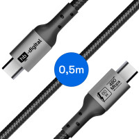 Câble USB-C vers USB-C 0,5 m USB 2.0 60 W 480 Mbit/s 6