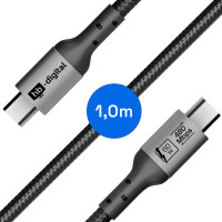 USB-C auf USB-C Kabel 1 m USB 2.0 60W 480Mbps 6