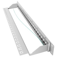 19 pouces Panneau de brassage 24 ports avec CAT8 modules RJ4