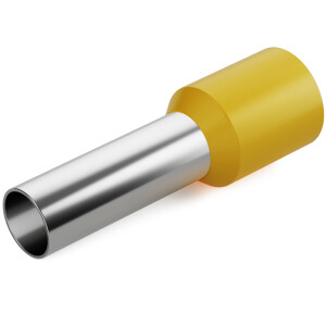 Ferrules 6 mm2 x 12 mm - Yellow insulated