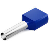 Twin Ferrules 2,5 mm2 x 10 mm - Blue ins gallery