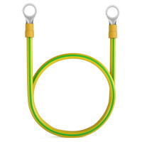 2m Erdungskabel mit Ringöse 4mm² Grün-Gelb Ri
